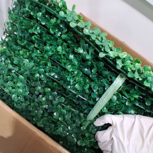 12PK ARTILIFE ARTIFICIAL WALL GREENERY BOXWOOD PRIVACY PANELS MATS - 20" X 20" - GREEN image 3