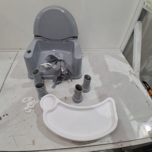 SAFETY FIRST EASY CARE SWING TRAY BOOSTER SEAT - 6M-4YR - GREY / WHITE (MODEL:BO048CSLFB) image 2