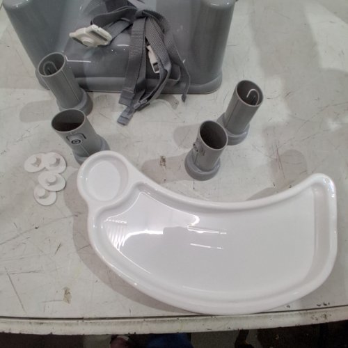 SAFETY FIRST EASY CARE SWING TRAY BOOSTER SEAT - 6M-4YR - GREY / WHITE (MODEL:BO048CSLFB) image 3