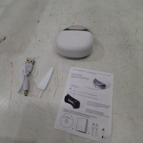ELECTRIC NAIL GRINDER CLIPPERS - 2 SPEEDS - WHITE image 3