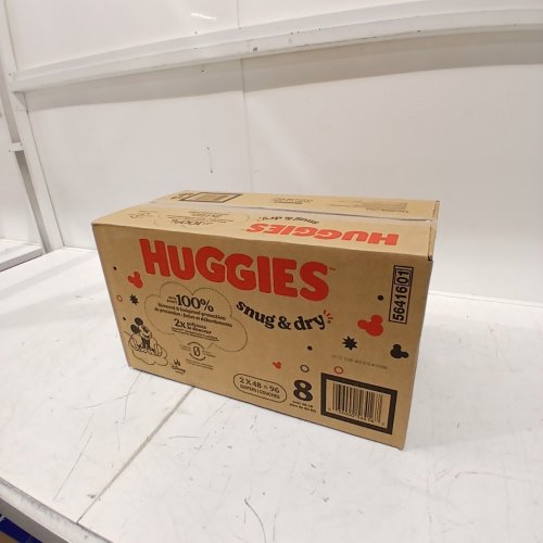 96PK HUGGIES SNUG AND DRY WITH BLOWOUT AND LEAKPROOF PROTECTION - SIZE 8 image 2