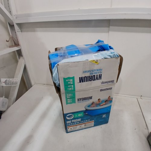 HYDRIUM BESTWAY FAST SET INFLATABLE POOL - 8FT X 30" - BLUE (MODEL: 57425) image 4