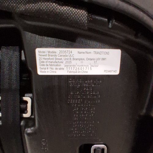 GRACO C20 TRANZITIONS 3-IN-1 HARNESS BOOSTER CAR SEAT - 100LBS MAX/CAP - BLACK (MODEL: 2035724) image 2