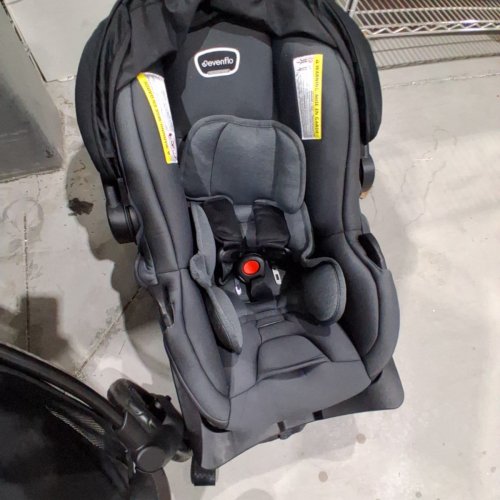 EVENFLO OMNI PLUS MODULAR TRAVEL SYSTEM WITH REAR-FACING INFANT CAR SEAT - BLACK (MODEL: TS100112510C) image 5