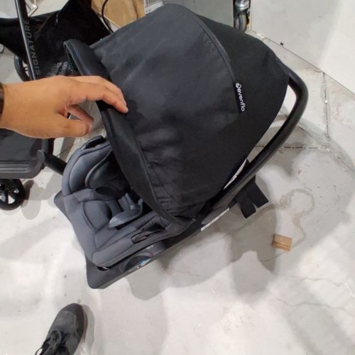 EVENFLO OMNI PLUS MODULAR TRAVEL SYSTEM WITH REAR-FACING INFANT CAR SEAT - BLACK (MODEL: TS100112510C) image 6