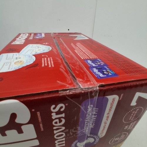 68PK HUGGIES LITTLE MOVERS BABY DIAPERS - SIZE 7 image 3