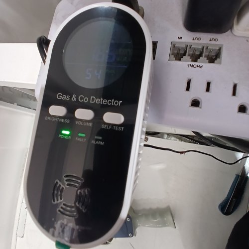 2PK 5-IN-1 KH ALERT PLUG IN CARBON MONOXIDE DETECTOR AND NATURAL GAS DETECTOR - WHITE (MODEL:KH168) image 2