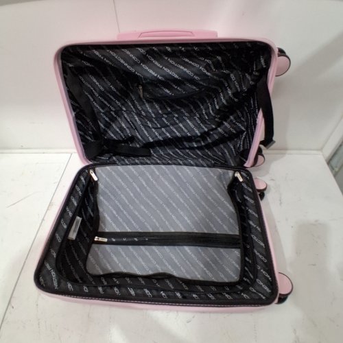 FRENCH CONNECTION USB CUPHOLDER CARRYON LUGGAGE - 15" X 22" - PINK A BOO - (MODEL: FC-36920-EX-675) image 4