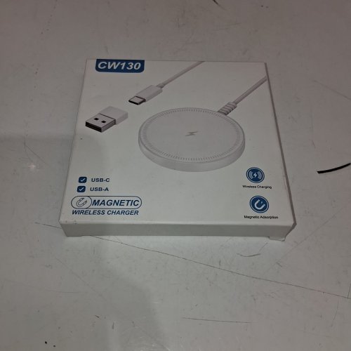 BENFEI 2-IN-1 MAGENETIC WIRELESS CHARGER USB-A / USB-C - 15W OUTPUT - BLACK - (MODEL: CW130) image 2