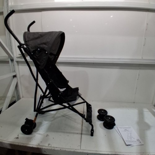 DREAM ON ME AERO TRAVEL LIGHTWEIGHT UMBRELLA STROLLER WITH ADJUSTABLE AND REMOVABLE CANOPY - BLACK image 2