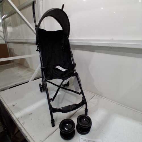 DREAM ON ME AERO TRAVEL LIGHTWEIGHT UMBRELLA STROLLER WITH ADJUSTABLE AND REMOVABLE CANOPY - BLACK image 3