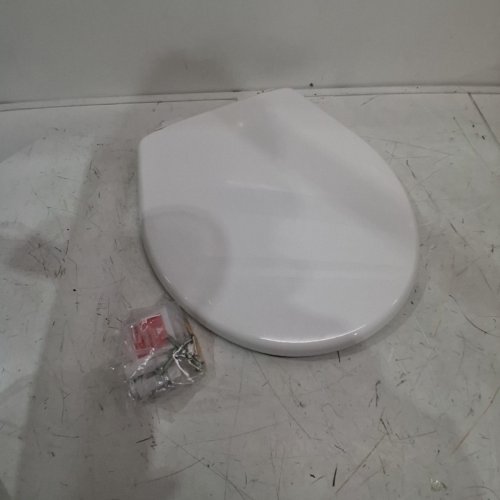 BEMIS LITTLE2BIG ROUND SLOW CLOSE TOILET SEAT WITH BUILT-IN TODDLER POTTY TRAINING SEAT - 17" - WHITE (MODEL: 981SLOW 000) image 2