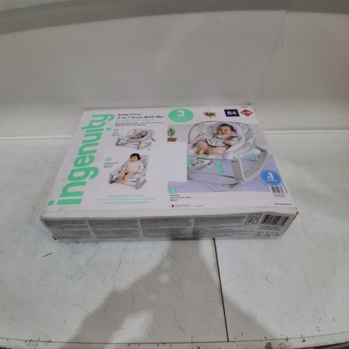 INGENUITY KEEP COZY 3-IN-1 GROW WITH ME VIBRATING BABY BOUNCER SEAT & ROCKER - 6-40LBS - SPRUCE (MODEL: 12637) image 4