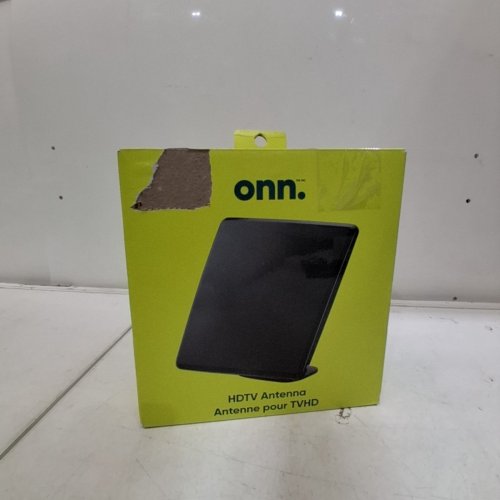 ONN. COAXIAL DIRECTIONAL INDOOR 1080P HDTV ANTENNA - VHF/UHF, 4G/5G FILTER, SLIM, LIGHTWEIGHT - BLACK (MODEL: ONA23AV002C) image 5