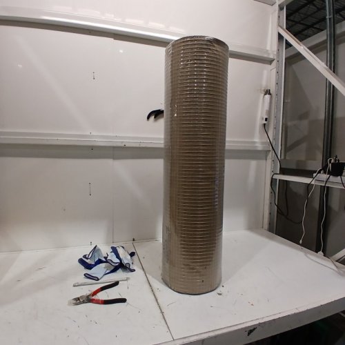 THINKAHEAD HARDWARE CLOTH HOT DIPPED GALVANIZED WIRE MESH FENCING - 0.5" X 36" X 100FT - (MODEL:‎TAH-36X100 1/2) image 2