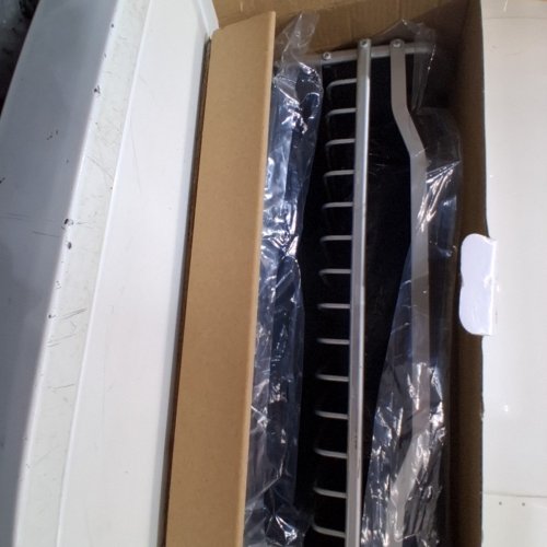 4PC POLDER ADVANTAGE ALUMINUM DISH RACK - 20.6" × 14" × 6.9" - STAINLESS STEEL (MODEL: 1966478 / KTH-6350CN) image 2