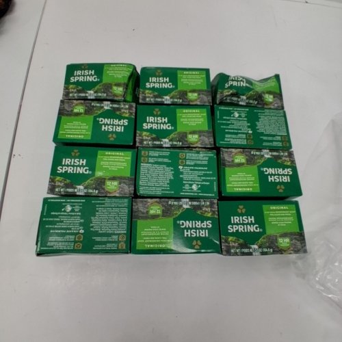 12PK IRISH SPRINGS ORIGINAL CLEAN BAR SOAP - 3.7OZ EACH image 2