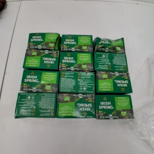 12PK IRISH SPRINGS ORIGINAL CLEAN BAR SOAP - 3.7OZ EACH image 3