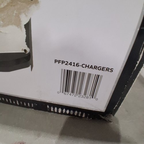 BLUE SKY NFL LA CHARGERS PATIO SMOKELESS FIRE PIT, MATERIAL CARBON STEEL, FUEL TYPE PELLET - 24" - BLACK AND YELLOW (MODEL: PFP2416-CHARGERS) image 2