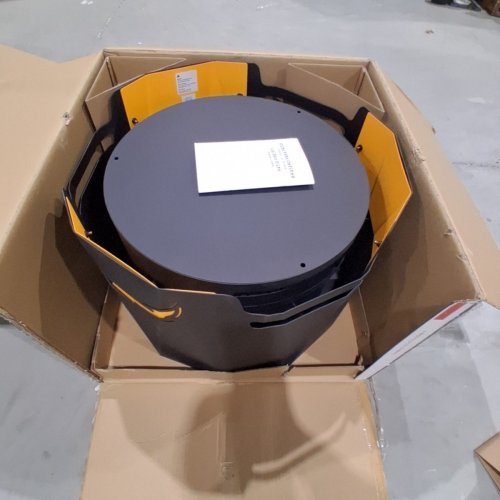 BLUE SKY NFL LA CHARGERS PATIO SMOKELESS FIRE PIT, MATERIAL CARBON STEEL, FUEL TYPE PELLET - 24" - BLACK AND YELLOW (MODEL: PFP2416-CHARGERS) image 5