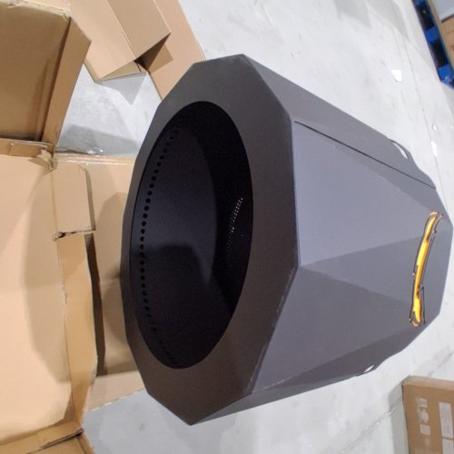 BLUE SKY NFL LA CHARGERS PATIO SMOKELESS FIRE PIT, MATERIAL CARBON STEEL, FUEL TYPE PELLET - 24" - BLACK AND YELLOW (MODEL: PFP2416-CHARGERS) image 6