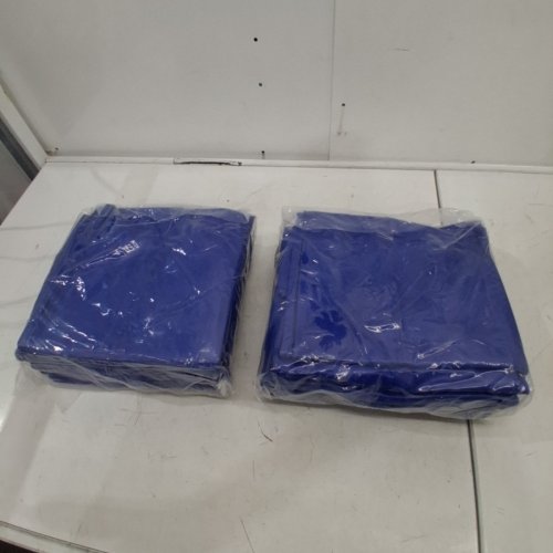 12PK DOUBLE CHAMBER POOL COVER WATER TUBES BAGS - 10 FT, 0.4MM THICK PVC BAGS, WEIGHTS WITH LEAKPROOF SCREW CAP, FOR INGROUND SWIMMING-POOL COVERS WINTER CLOSING - BLUE (MODEL: SSPCWB-09) image 3