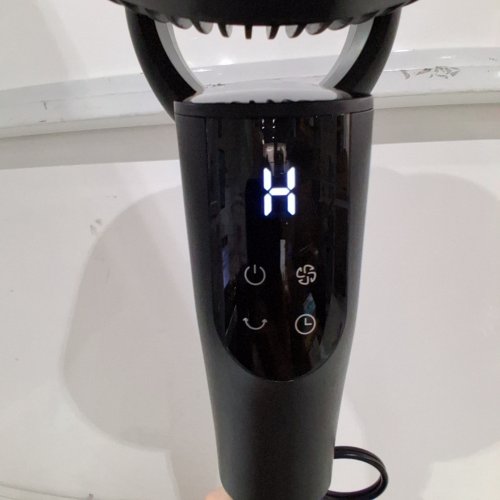DREO OSCILLATING STANDING FAN WITH 90° ROTATION, DC MOTOR, 8+H SPEEDS, 3 MODES AND ADJUSTABLE HEIGHT - 42" - GREY (MODEL: DR-HPF013) image 2