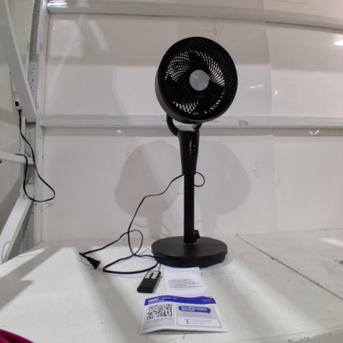 DREO OSCILLATING STANDING FAN WITH 90° ROTATION, DC MOTOR, 8+H SPEEDS, 3 MODES AND ADJUSTABLE HEIGHT - 42" - GREY (MODEL: DR-HPF013) image 3