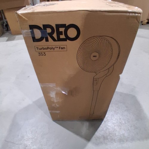 DREO OSCILLATING STANDING FAN WITH 90° ROTATION, DC MOTOR, 8+H SPEEDS, 3 MODES AND ADJUSTABLE HEIGHT - 42" - GREY (MODEL: DR-HPF013) image 5