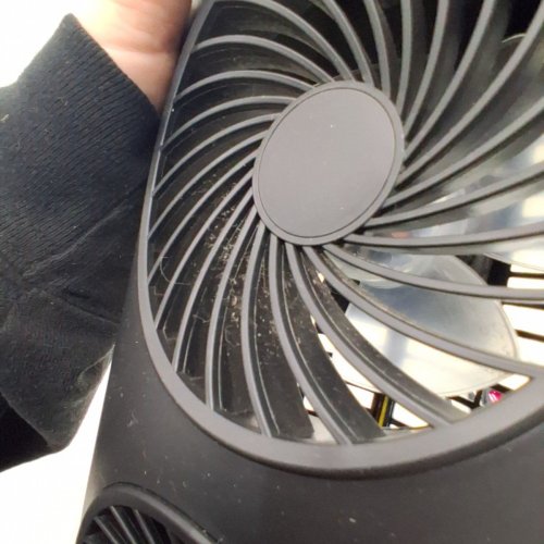 DR. PREPARE OSCILLATING TOWER FAN - 13" - BLACK (MODEL: DDF-OBK16W) image 5