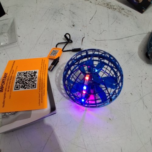 AMAX WONDER SPHERE MAGIC HOVER BALL WITH LED LIGHTS - BLUE (MODEL : VL-6265) image 2