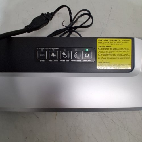 4-IN-1 BONSENKITCHEN PRECISION COMPACT VACUUM SEALER - BLACK/SILVER (MODEL:VS2100) image 2