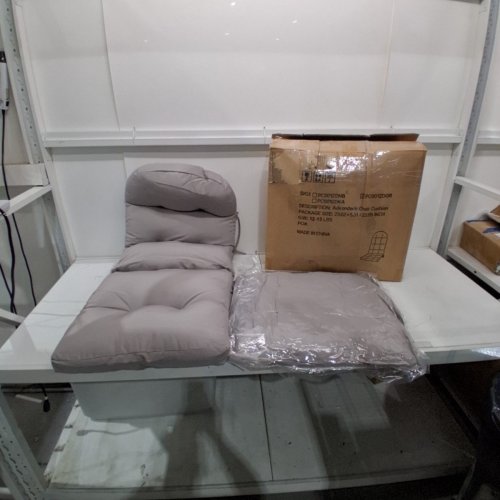 2PK ADIRONDACK CHAIR CUSHION - 46.5'' X 19.7'' X 4'' - LIGHT GREY (MODEL: PC001ZDGR) image 4