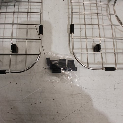4PC DAYONE KITCHEN SINK GRIDS FOR DOUBLE BOWL SINKS - 11.61" X 12.9" - STAINLESS STEEL image 6