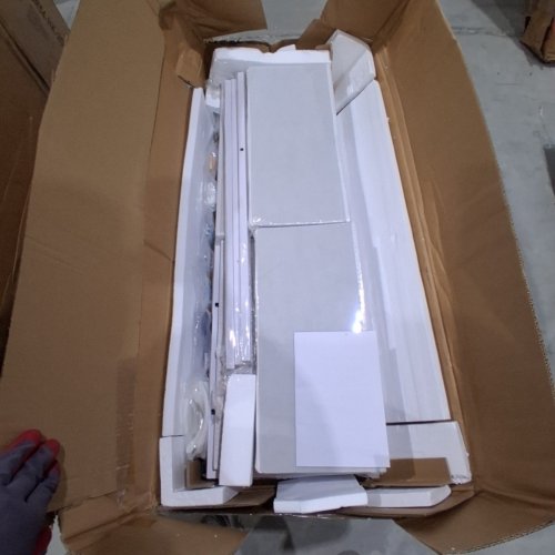 DRESSER FOR BEDROOM, DRESSER FOR CLOSET WITH 12 FABRIC DRAWERS, LARGE TV STAND - 63" - WHITE - (MODEL: 55SCFDR12D140LWP) image 6