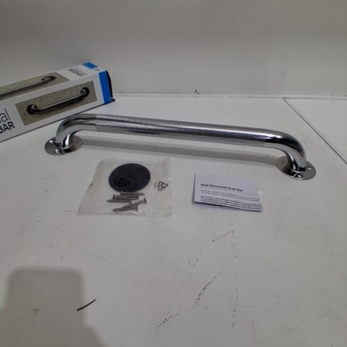 DURO MED INDUSTRIES 18" INSTITUTIONAL KNURLED GRAB BAR image 2