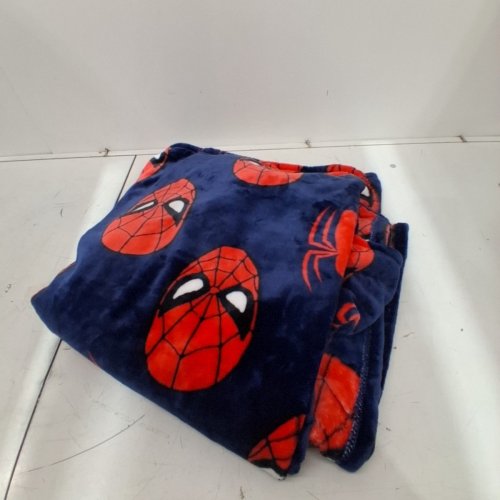 SPIDER-MAN SOFT PLUSH THROW BLANKET - 50" X 60" - NAVY / RED image 2