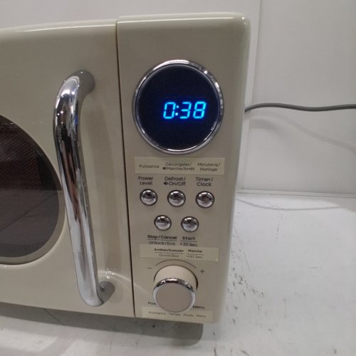 COMFEE RETRO COUNTERTOP MICROWAVE OVEN - 0.7 CU. FT - 700W - APRICOT (MODEL: CMO-AM20CK(AT) image 3