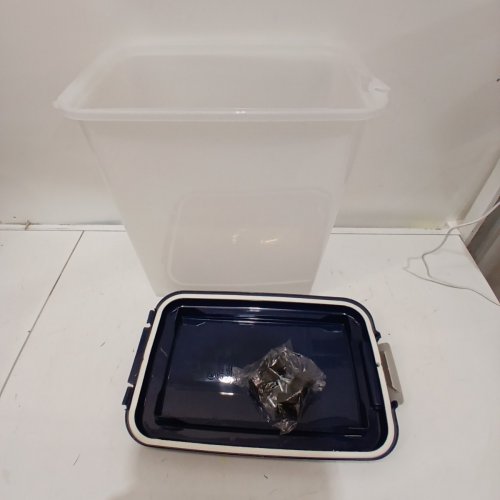IRIS USA STORAGE CONTAINER WITH AIRTIGHT LID - 33QT, NAVY BLUE (MODEL: MP-8) image 2