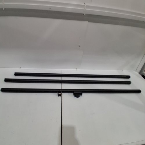 5PC PIPE STAIR HANDRAIL RAILING - 12FT - BLACK image 3