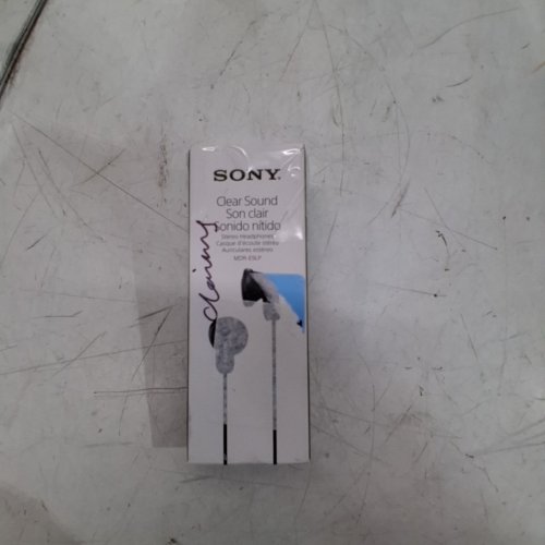 SONY CLEAR SOUND WIRED STEREO HEADPHONES - GREY (MODEL : MDRE9LP/GRAY) image 3