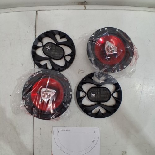 2PK BOSS AUDIO SYSTEMS CAR SPEAKERS - 350W - 6.5" - BLACK/RED (MODEL: CH6520) image 2
