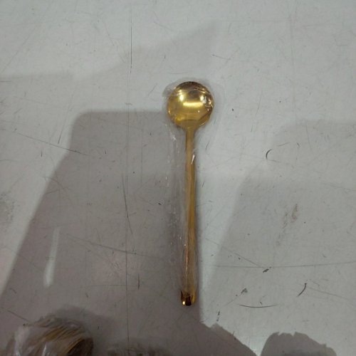 100PK CUSTOMIZABLE MINI METAL SPOONS - GOLD image 3