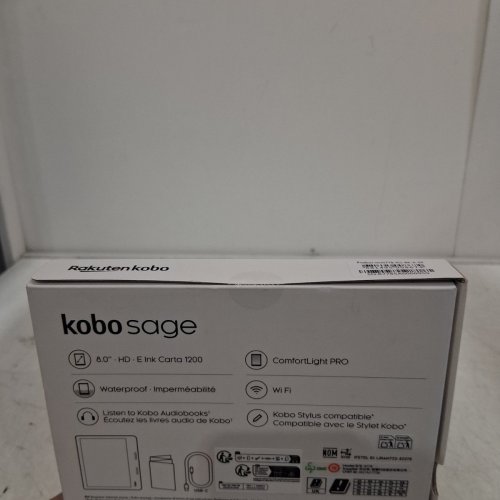 KOBO SAGE COMFOLIGHT PRO EREADER - 32GB - 8" - BLACK (MODEL: N778-KU-BK-A-EP) image 4