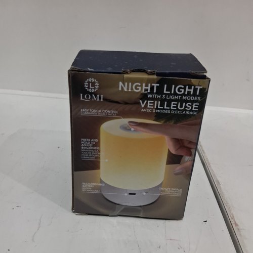 LOMI LED NIGHT LIGHT WITH 3 LIGHT MODES - 4" - WHITE image 4