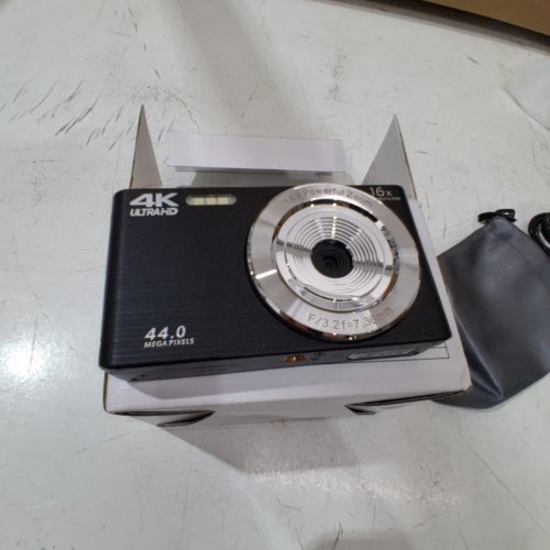 POCKET DIGITAL CAMERA -4K HD - 16X ZOOM -COMPATIBLE WITH WINDOWS XP ,10, 11 , OS - BLACK image 7