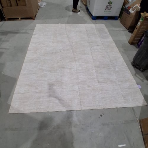 RUGSREAL WASHABLE LARGE SIMPLE AREA RUG - 8FT X 10FT - BEIGE image 2