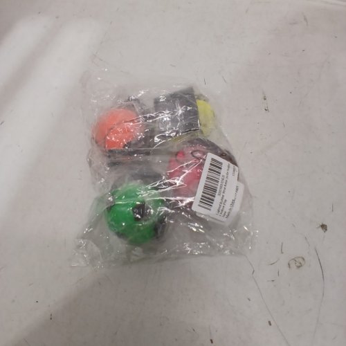 4PK RUBBER BOUNCING WRIST RETRIEVE STRESS RELIEF BALL REBOUND TOY - MULTI image 4