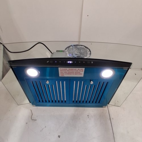 TIEASY TOUCH CONTROL CHIMNEY RANGE HOOD WITH LED LIGHT AND BAFFLE FILTERS - 700 CFM - 3 SPEED EXHAUST FAN - 30" - STAINLESS STEEL (MODEL:TG1875G-CC-I1) image 2