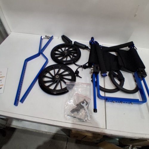 KAJILE ADJUSTABLE DOG WHEELCHAIR - XXL-3 - BLUE/BLACK image 3